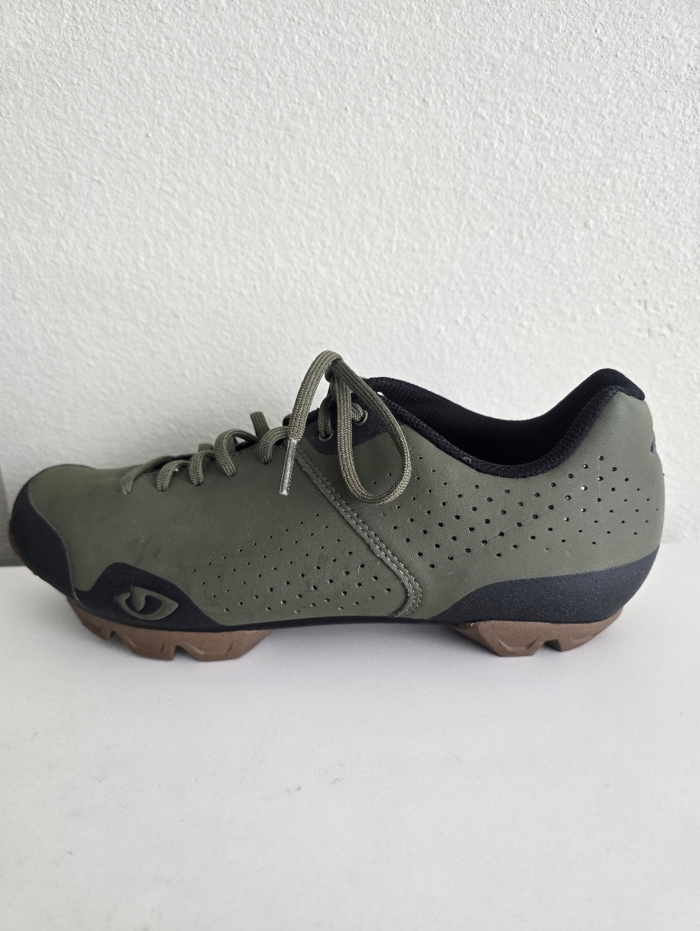 GIRO Privateer Lace Cycling Shoes Olive Green 43 USA 9.5 - Picture 2 of 10